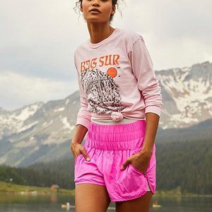 FP Movement by Free People Pink High Waist Shorts